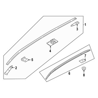 Mazda OE - Roof - Exterior Trim (W/O Panoramic), (2.5 S)