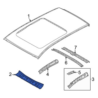 Mazda OE - Front Roof Header Panel