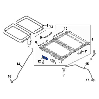 Mazda OE - Sunroof Motor
