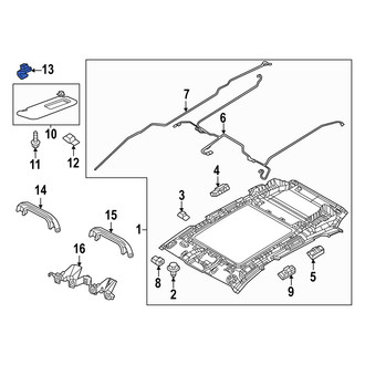 Mazda OE - Sun Visor Holder