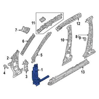 Mazda OE - Left Lower Outer Body A-Pillar