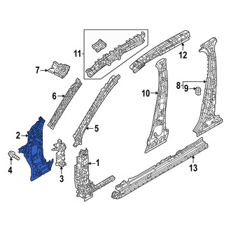 Mazda OE - Left Lower Inner Body A-Pillar