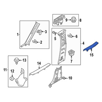 Mazda OE - Front Left Door Sill Plate