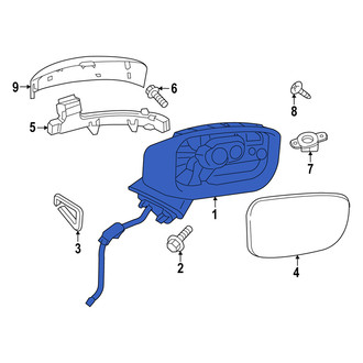 Mazda OE - Front Left Door Mirror