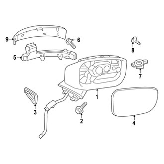 Mazda OE - Front Door - Outside Mirrors
