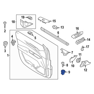 Mazda OE - Door Interior Trim Panel Grommet
