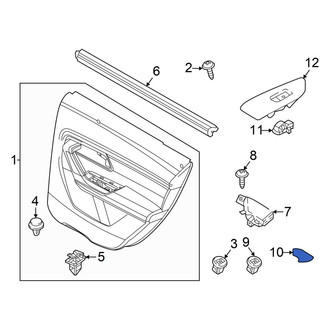 Mazda OE - Rear Left Inner Exterior Door Handle Cover