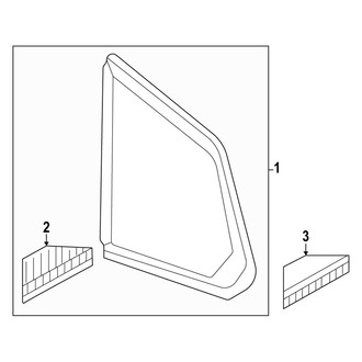 Mazda OE - Quarter Panel - Glass