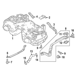 Mazda OE - Fuel System Components (Tank & Components), (2.5 S / 2.5 Turbo)