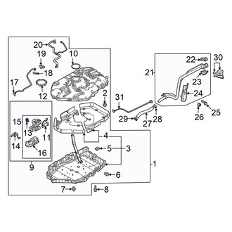 Mazda OE - Fuel Injection Pressure Regulator