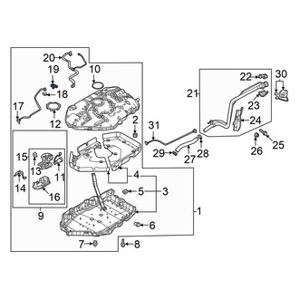 Mazda OE - Fuel Pressure Sensor