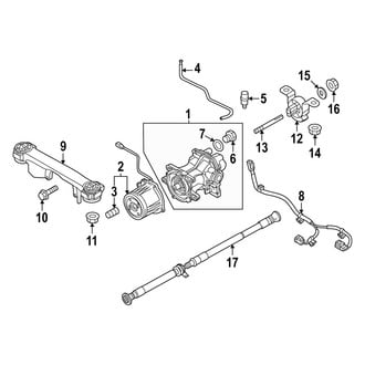 Mazda OE - Rear Suspension - Axle & Differential (2.5 S / 2.5 Turbo)