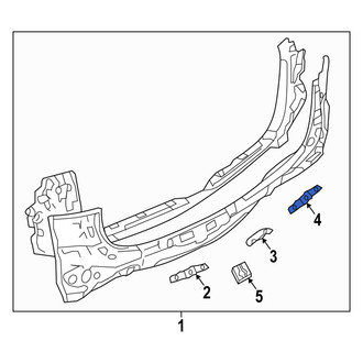 Mazda OE - Rear Rear Body Reinforcement Plate