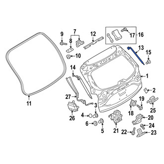 Mazda OE - Left Liftgate Lift Support