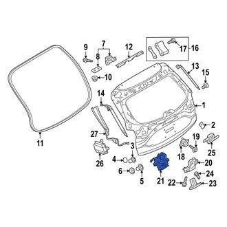 Mazda OE - Rear Liftgate Latch