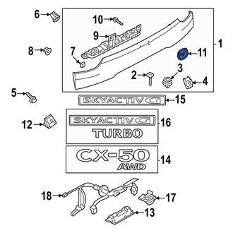 Mazda OE - Rear Hatch Emblem