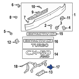 Mazda OE - Rear Park Assist Camera