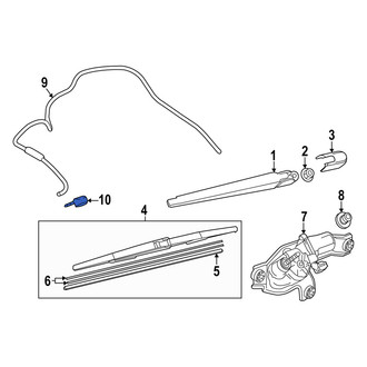 Mazda OE - Rear Back Glass Washer Nozzle