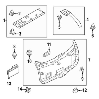 Mazda OE - Lift Gate - Interior Trim