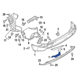 Mazda OE - Rear Bumper Cap