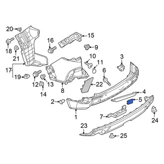 Mazda OE - Rear Left Tow Eye Cap