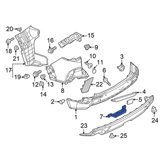 Mazda OE - Rear Bumper Cap