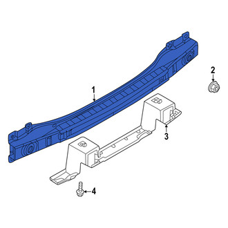 Mazda OE - Rear Bumper Impact Bar