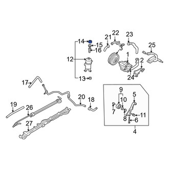 Mazda OE - Power Steering Reservoir Cap