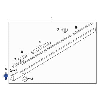Mazda OE - Deck Lid Finish Panel Clip