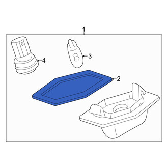 Mazda OE - License Light Lens Gasket