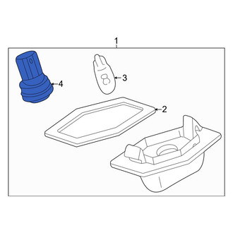 Mazda OE - Rear License Plate Light Socket