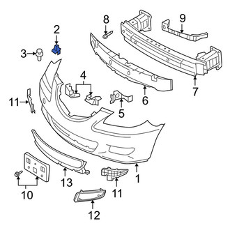 Mazda OE - Bumper Cover Grommet