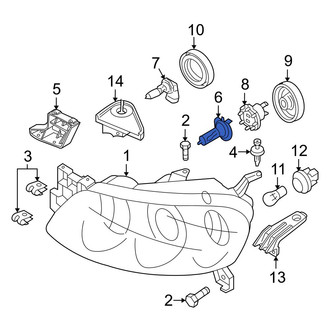 Mazda OE - Front Headlight Bulb