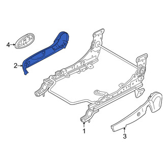 Mazda OE - Front Right Outer Seat Trim Panel