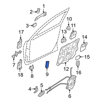 Mazda OE - Rear Door Panel Insulation