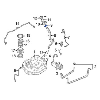 Mazda OE - Fuel Filler Neck Gasket