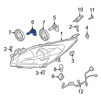 Mazda OE - Front Headlight Bulb