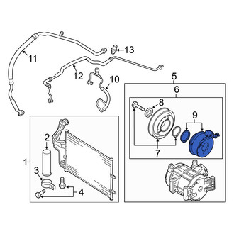 Mazda OE - A/C Compressor Clutch Coil