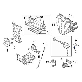 Mazda OE - Engine Oil Pump Pickup Tube Gasket