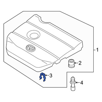 Mazda OE - Engine Cover Clip