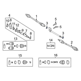 Mazda OE - CV Axle Shaft C-Clip