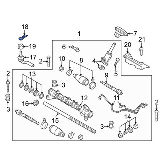 Mazda OE - Steering Tie Rod End Cotter Pin