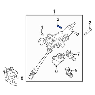 Mazda OE - Steering Column Tube Bolt