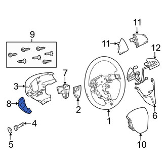 Mazda OE - Left Steering Wheel Radio Controls