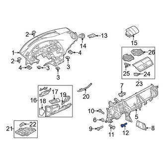 Mazda OE - Battery Cover Bolt