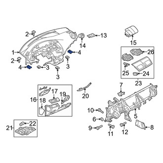 Mazda OE - Console Panel Clip