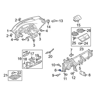 Mazda OE - Instrument Panel Cover