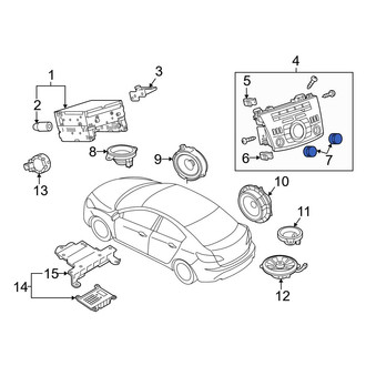 Mazda OE - Radio Knob