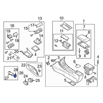 Mazda OE - 12 Volt Accessory Power Outlet Cover
