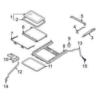 Mazda OE - Sunroof Drain Hose Adapter